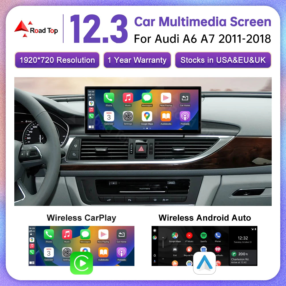 Ecran Multimedia Premium 8.8” pentru Audi A6 / A7