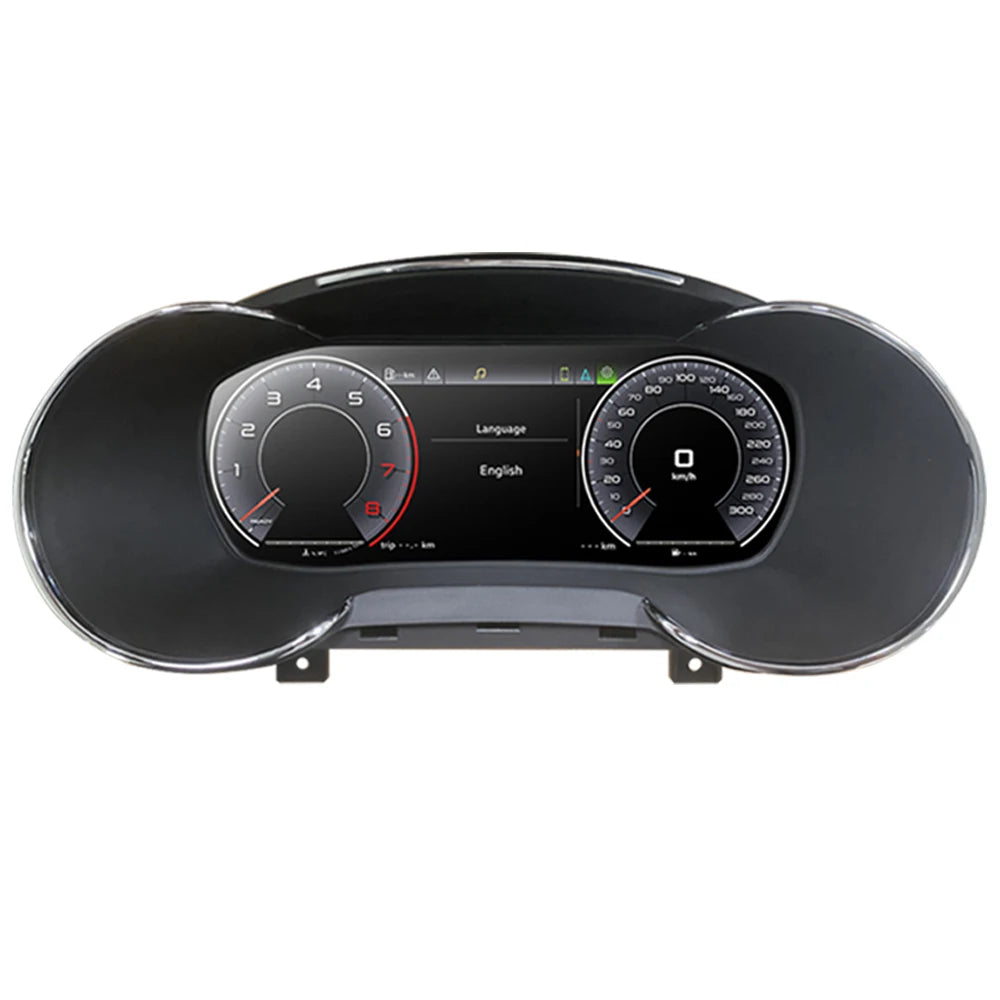 Bord auto digital LCD pentru Audi A3 / S3 / Q2 / Q2L (anii 2013–2019) – panou LCD cu vitezometru, tip Virtual Cockpit.