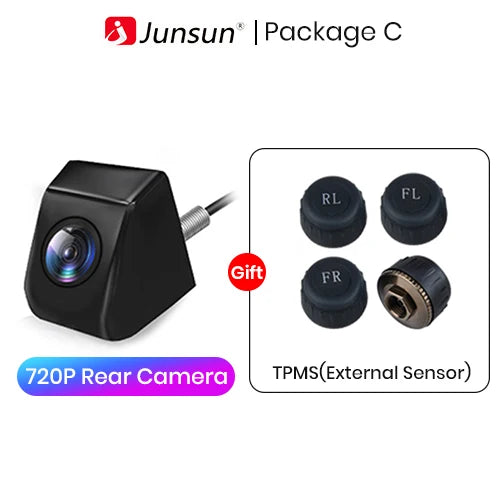 Cameră spate auto AHD – 720P, rezistentă la apă, unghi larg 140° – pentru Junsun DVD și accesorii auto