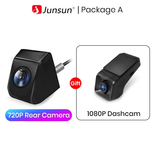 Cameră spate auto AHD – 720P, rezistentă la apă, unghi larg 140° – pentru Junsun DVD și accesorii auto