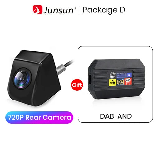 Cameră spate auto AHD – 720P, rezistentă la apă, unghi larg 140° – pentru Junsun DVD și accesorii auto